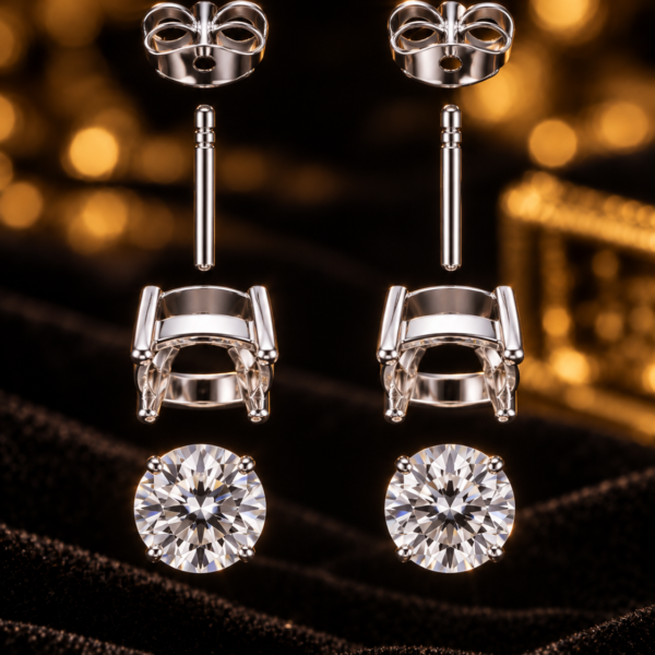 Boucles Simples — 0,1 ct