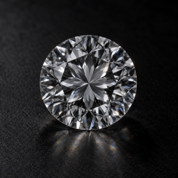 Moissanite Ronde — Grey — 3 ct