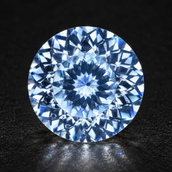 Moissanite Russian Cut — Light Blue — 3 ct
