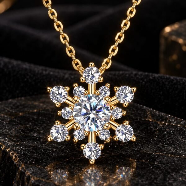 Pendentif Flocon — Gold