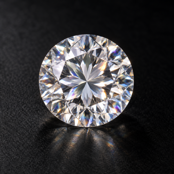 Moissanite Ronde — Blanche D / FL — 2 ct
