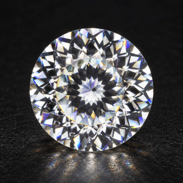 Moissanite Russian Cut — Blanche D / VVS1 — 1 ct